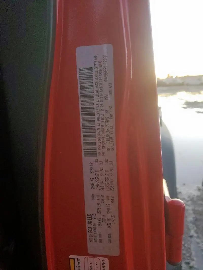 2015 JEEP WRANGLER UNLIMITED RUBICON  