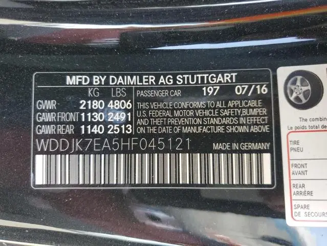 2017 MERCEDES-BENZ SL 63 AMG