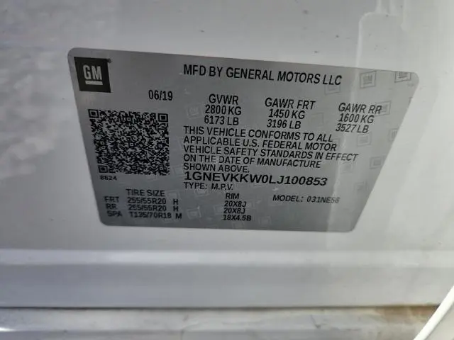 2020 CHEVROLET TRAVERSE PREMIER  