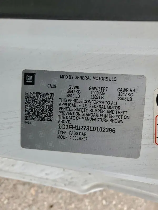 2020 CHEVROLET CAMARO SS  