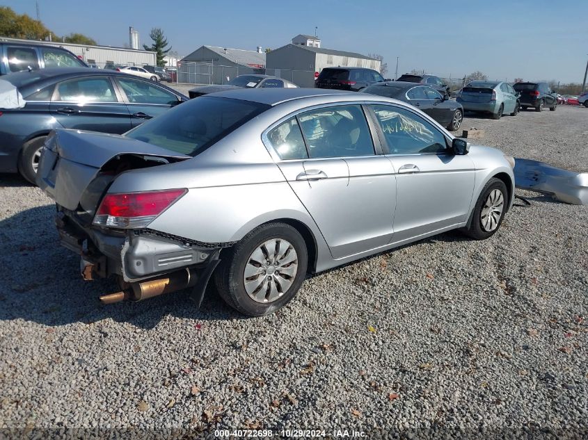 2010 HONDA ACCORD 2.4 LX