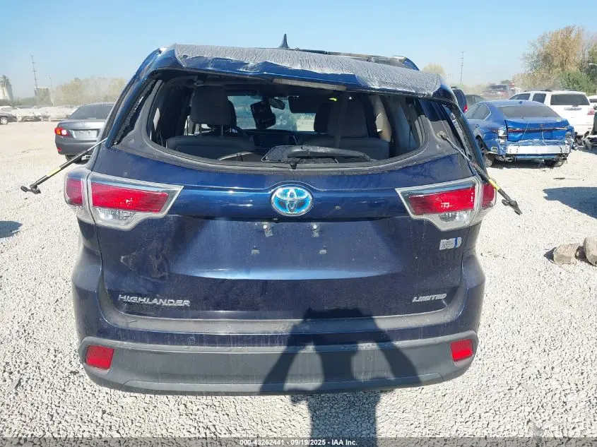 2016 TOYOTA HIGHLANDER HYBRID LIMITED