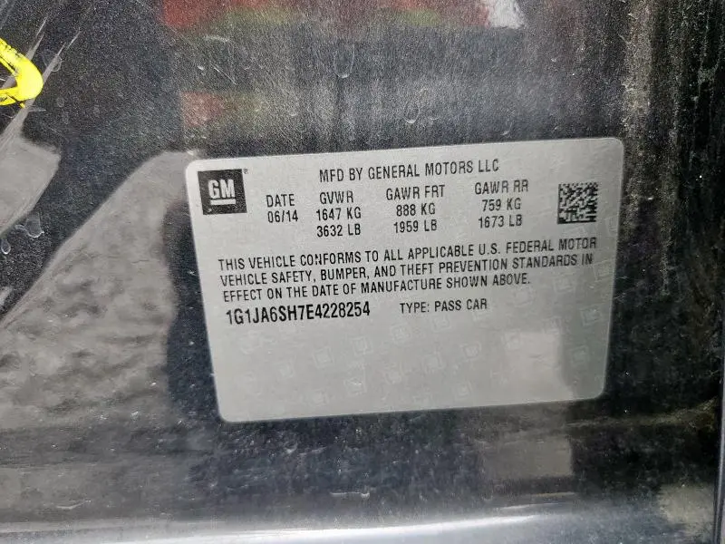 2014 CHEVROLET SONIC LS  