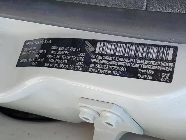 2016 JEEP RENEGADE SPORT  