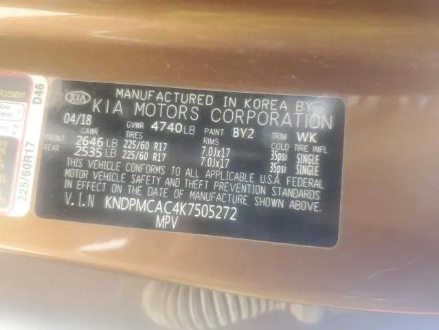 2019 KIA SPORTAGE LX  