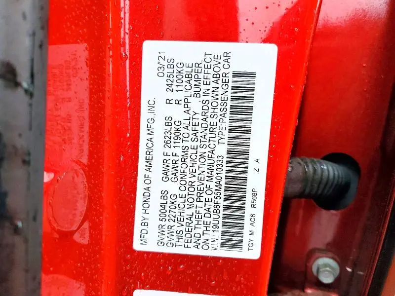2021 ACURA TLX TECH A  