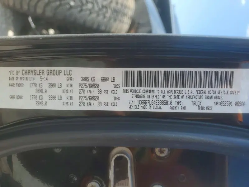 2014 RAM 1500 SLT  