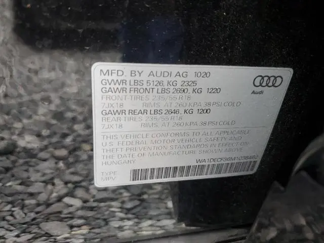 2021 AUDI Q3 PREMIUM S LINE 45  