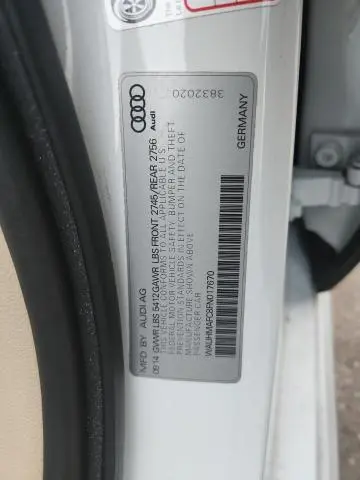 2015 AUDI A6 PRESTIGE  