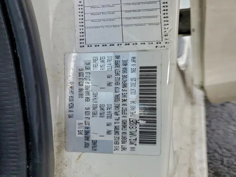 2020 MAZDA 6 TOURING  