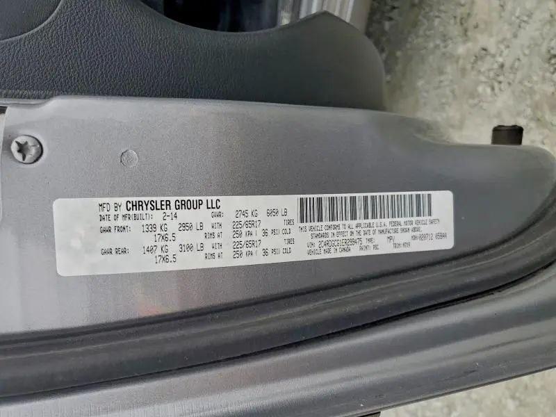 2014 DODGE GRAND CARAVAN SXT  