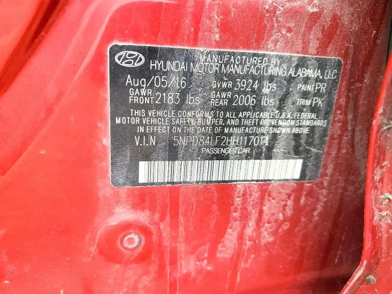 2017 HYUNDAI ELANTRA SE  