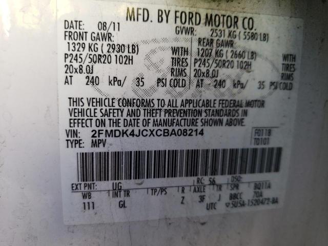 2012 FORD EDGE SEL