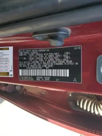 2010 TOYOTA 4RUNNER SR5  