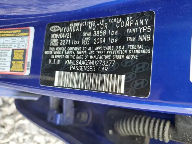 2022 HYUNDAI ELANTRA SEL  