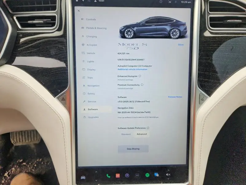 2017 TESLA MODEL S   
