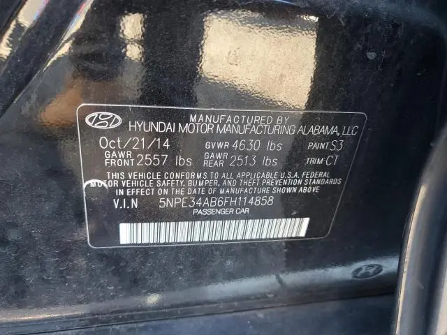 2015 HYUNDAI SONATA SPORT  