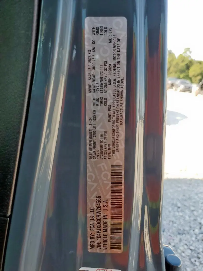 2024 JEEP WRANGLER SPORT  