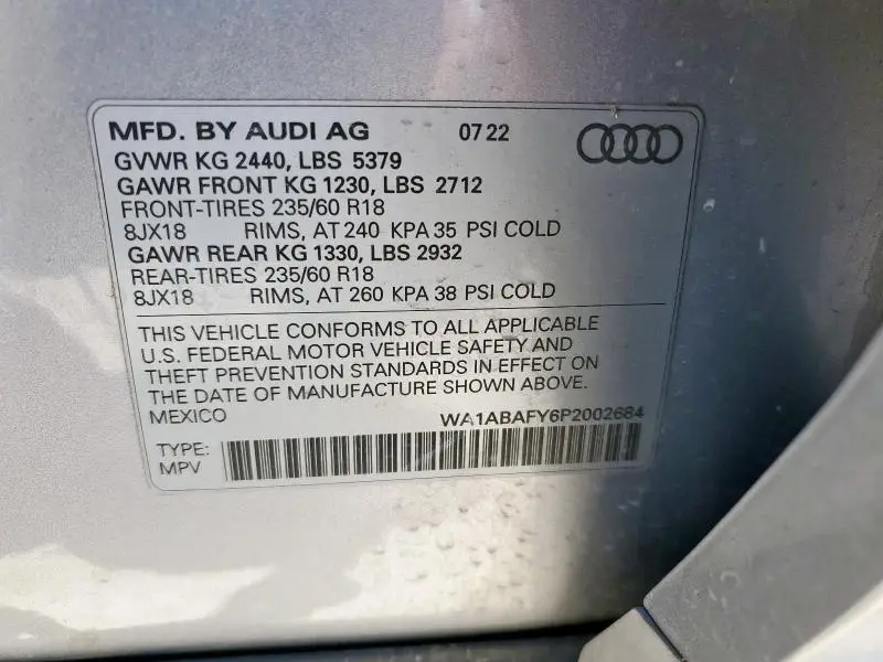 2023 AUDI Q5 PREMIUM 40  