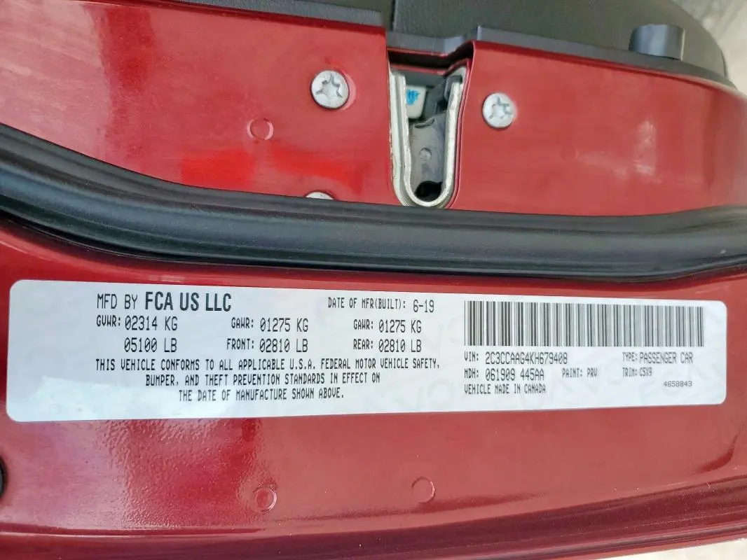 2019 CHRYSLER 300 TOURING  