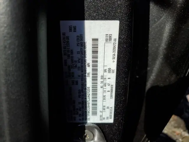 2020 FORD ESCAPE SEL  