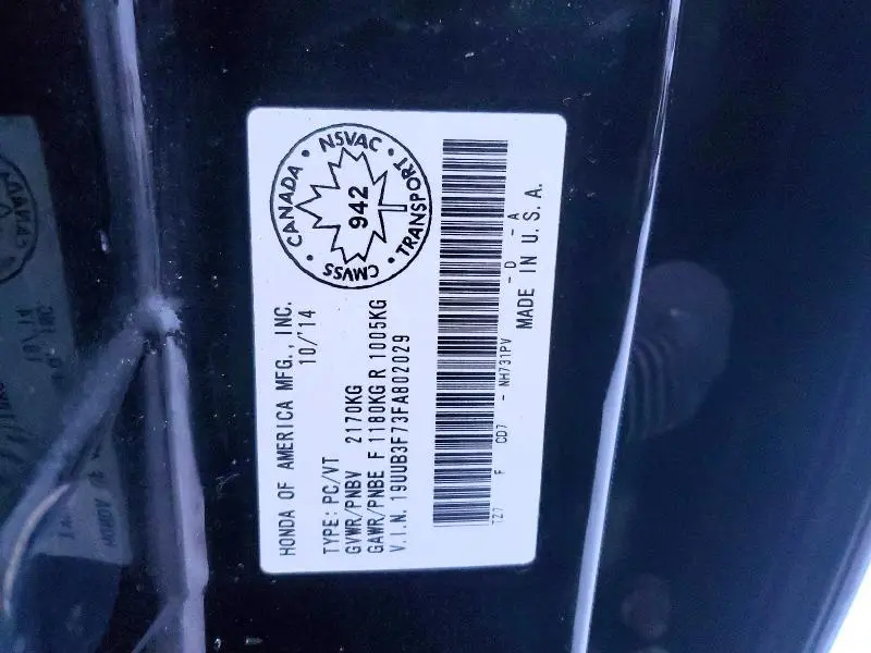 2015 ACURA TLX ADVANCE  