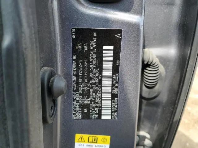 2016 LEXUS RX 350 BASE