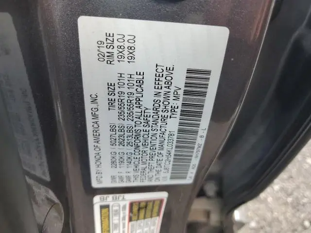 2019 ACURA RDX TECHNOLOGY  