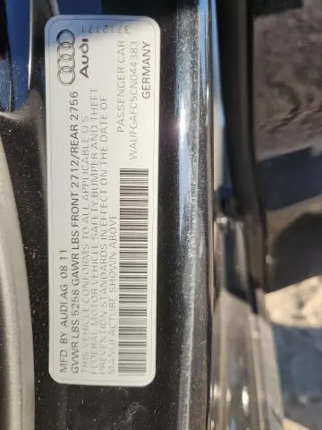 2012 AUDI A6 PREMIUM  