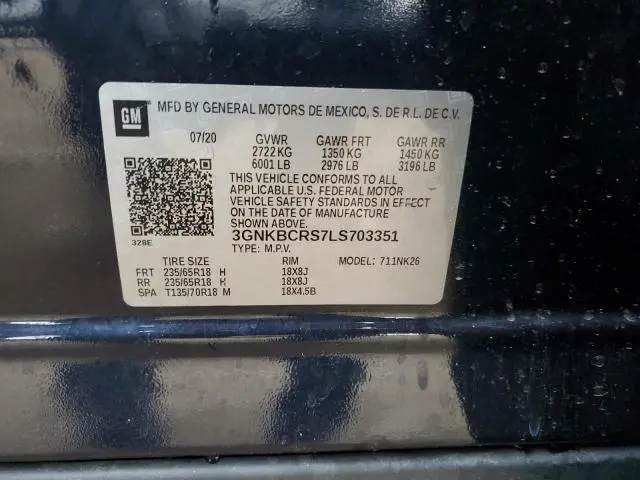 2020 CHEVROLET BLAZER 2LT  