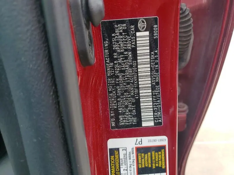 2017 TOYOTA CAMRY SE  