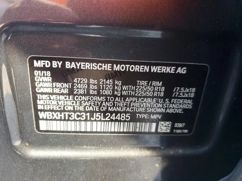 2018 BMW X1 XDRIVE28I  