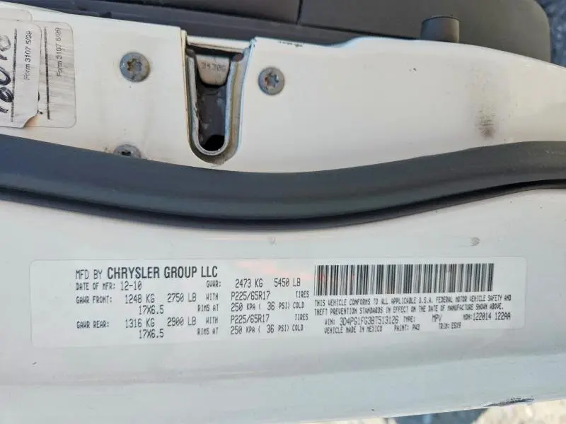 2011 DODGE JOURNEY MAINSTREET  
