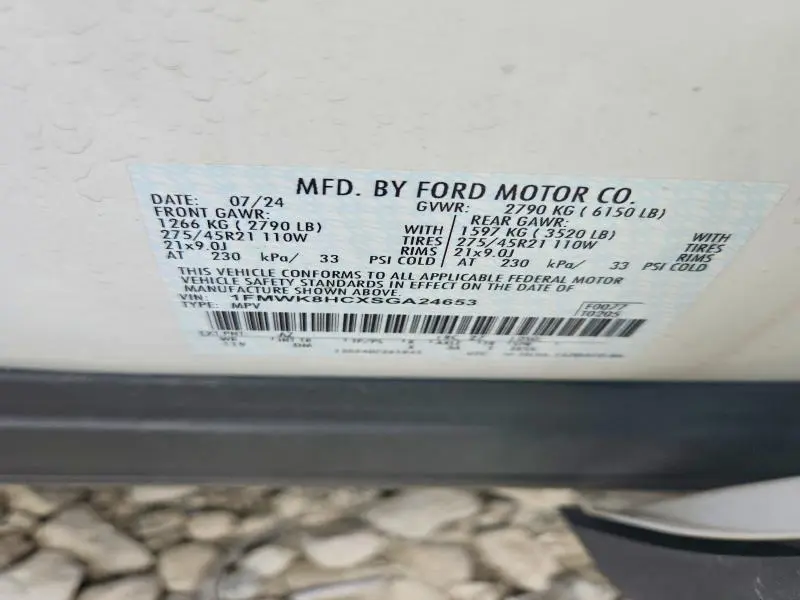 2025 FORD EXPLORER PLATINUM  