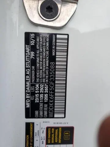 2016 MERCEDES-BENZ E 400  