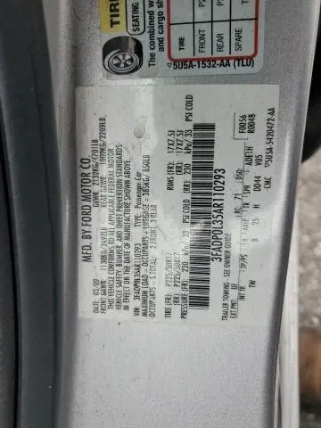 2010 FORD FUSION HYBRID  
