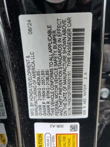 2024 HONDA ACCORD HYBRID SPORT-L  