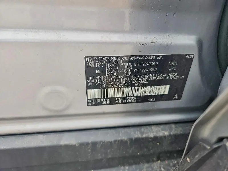 2025 TOYOTA RAV4 XLE  