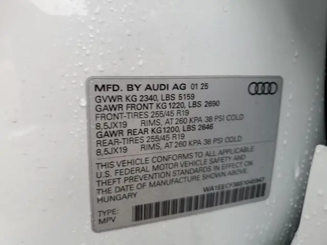 2025 AUDI Q3 PREMIUM PLUS S LINE 45  