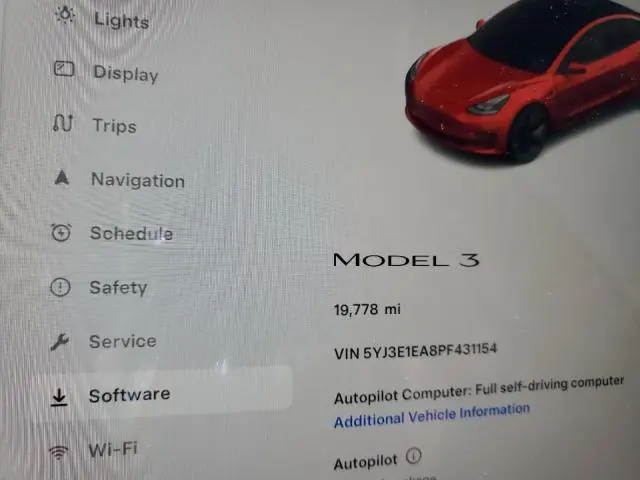 2023 TESLA MODEL 3 