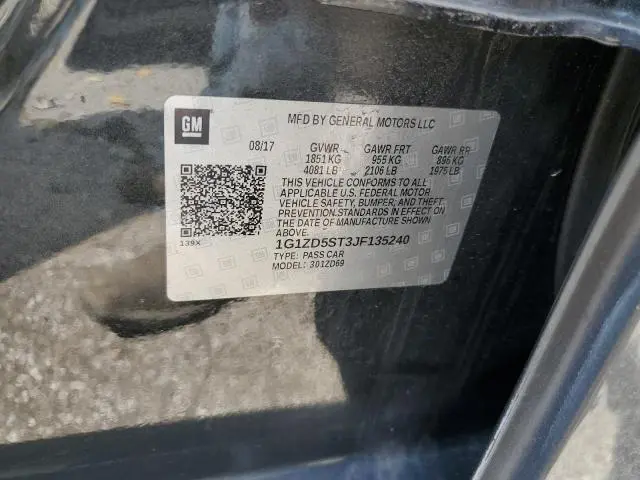 2018 CHEVROLET MALIBU LT  