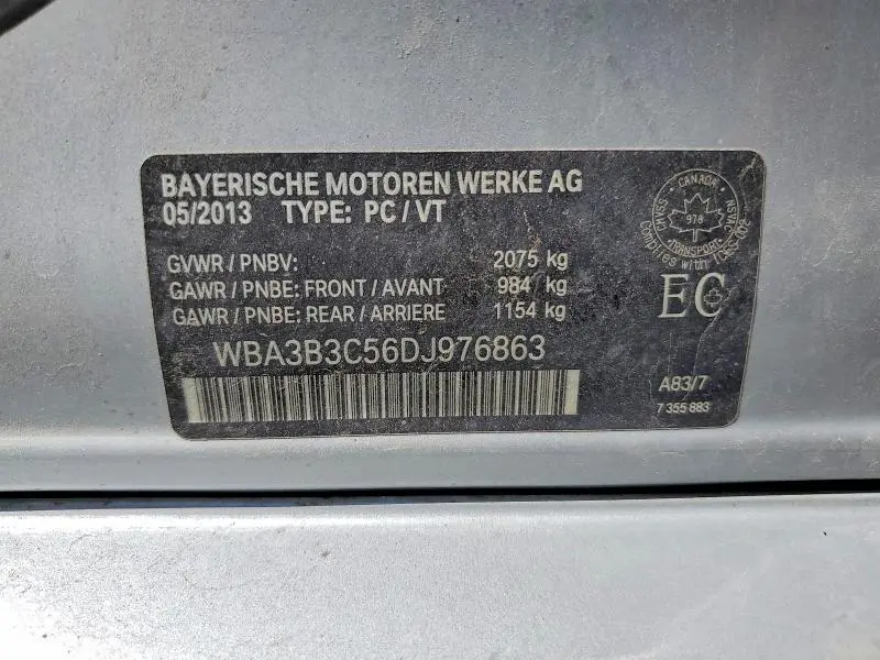 2013 BMW 328 XI  