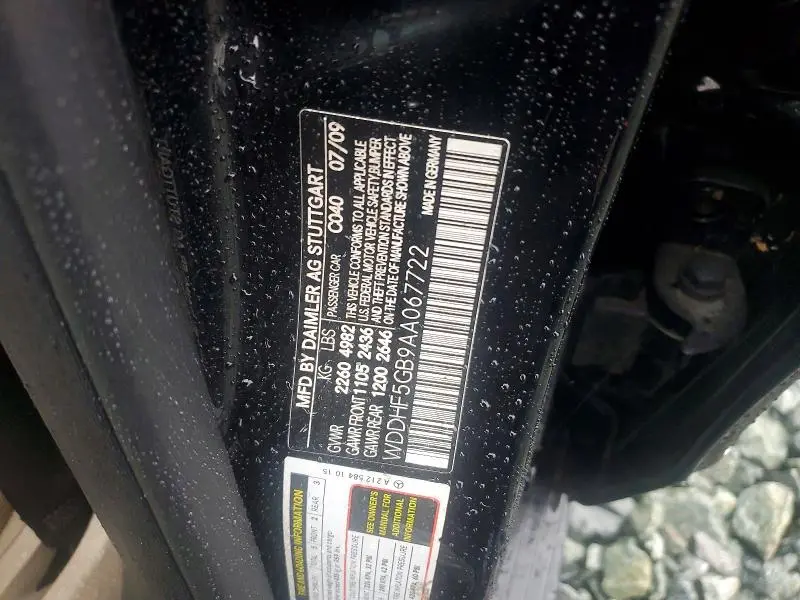 2010 MERCEDES-BENZ E 350  