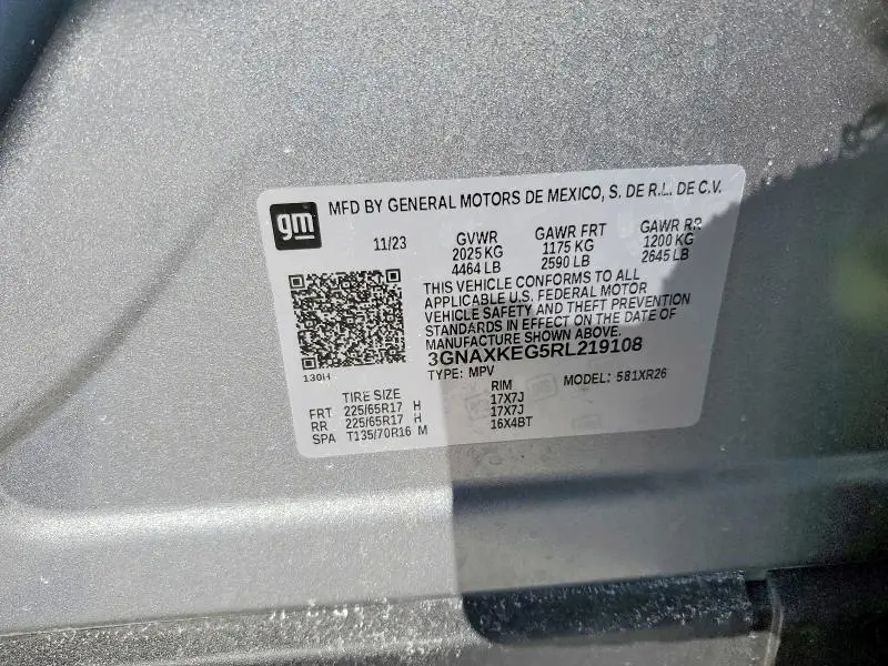 2024 CHEVROLET EQUINOX LT  