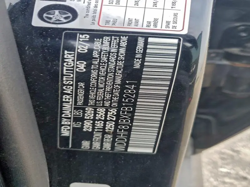 2015 MERCEDES-BENZ E 350 4MATIC  