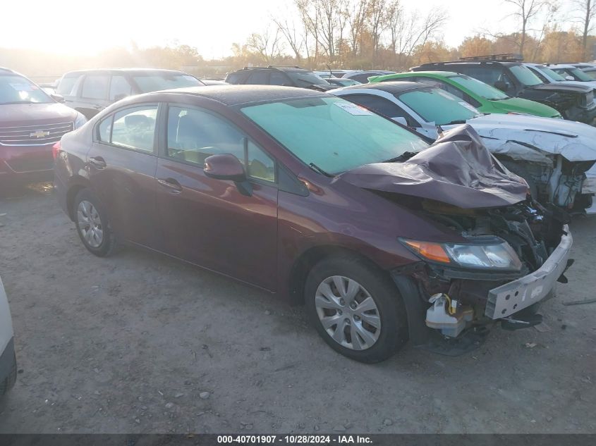 2012 HONDA CIVIC SDN LX