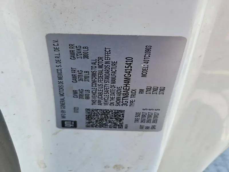 2021 GMC SIERRA C1500  