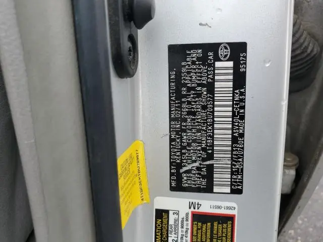 2011 TOYOTA CAMRY BASE  