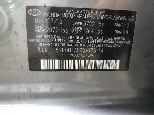 2013 HYUNDAI ELANTRA GLS  