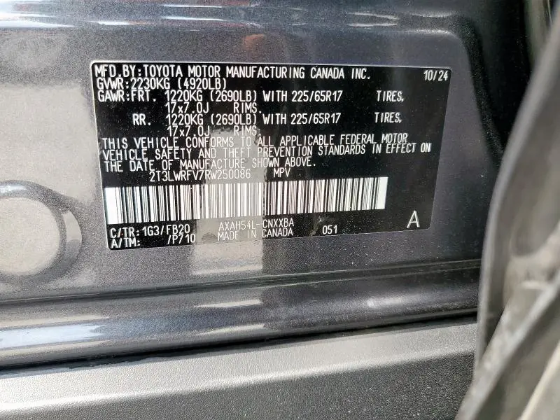 2024 TOYOTA RAV4 LE  